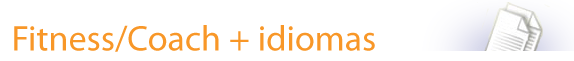 Fitness/Coach+Idiomas