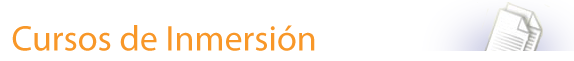 Cursos de Inmersión